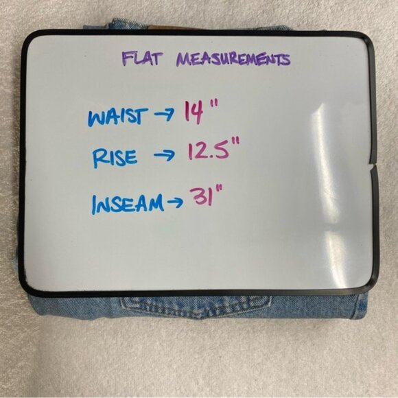 Vintage Levi’s 631 White Orange Tab Light Wash Curvy High Rise Mom Jeans 28 - Picture 7 of 15